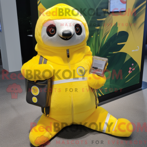 Mascottekarakter van een...