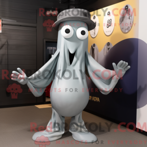 Mascot character of a Gray...