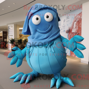Mascottefiguur van een...