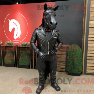 Mascot character of a Black...