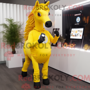 Mascottekarakter van een...