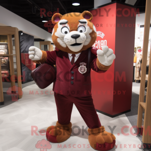 Mascottekarakter van een...