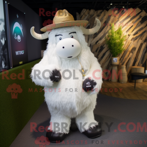 Mascot character of a White...