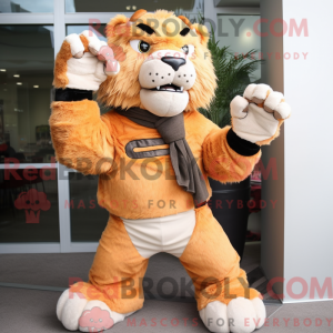 Mascottefiguur van een...