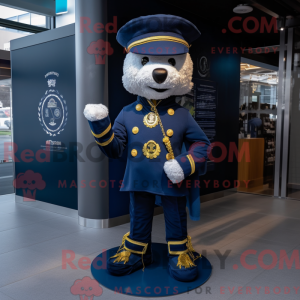Maskotfigur af et Navy...