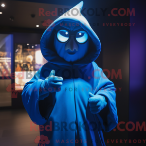 Mascot character of a Blue...