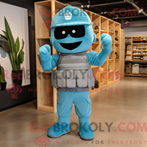Mascottefiguur van een...