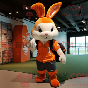 Mascottefiguur van een...