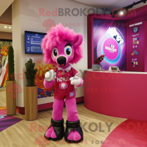 Maskot karakter af en...