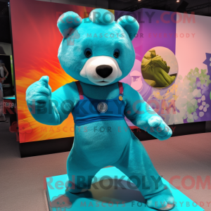 Personaje mascota de un oso...