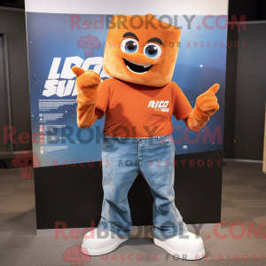 Mascot character of a Rust...