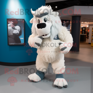 White Bison mascotte...