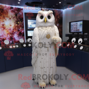 Mascot character of a White...
