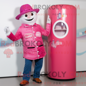 Personagem de máscara de...