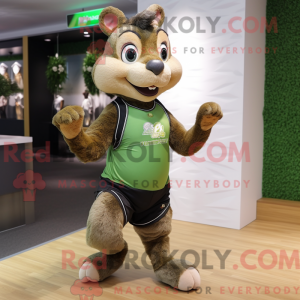 Mascot character of a Olive...