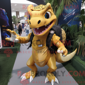 Mascot character of a Gold...