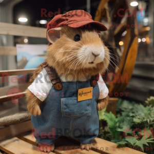 Maskottchen eines rostroten...