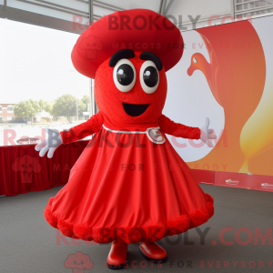 Mascot character of a Red...