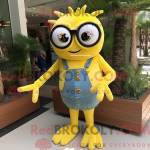Mascottefiguur van een...