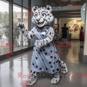 Mascot character of a Gray...