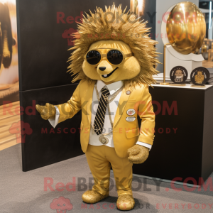 Mascot character of a Gold...
