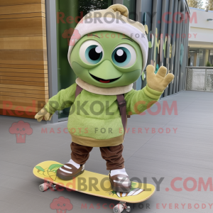Mascot character of a Olive...