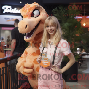 Mascot karakter van een...