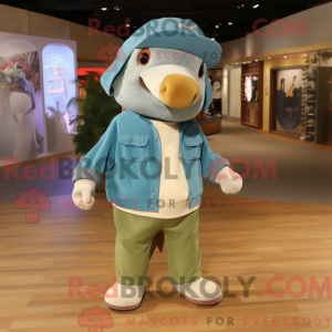 Mascottefiguur van een...