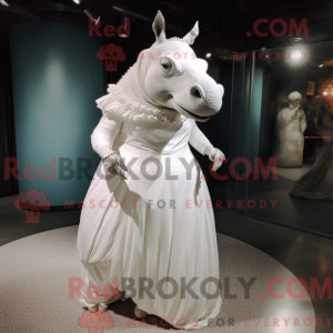 Mascot character of a White...