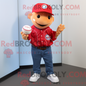 Mascot character of a Red...