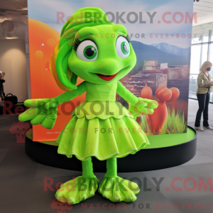 Mascottefiguur van een...