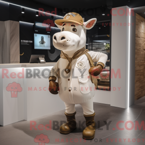 Mascot karakter van een...