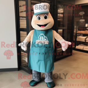 Postava maskota Teal Bbq...