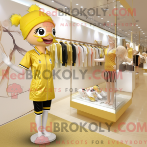 Mascottefiguur van een...