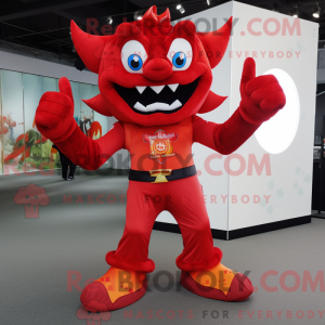 Mascottekarakter van een...