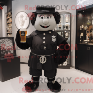 Mascot character of a Black...