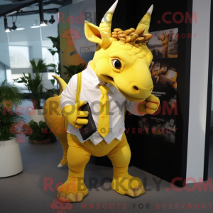 Mascottekarakter van een...