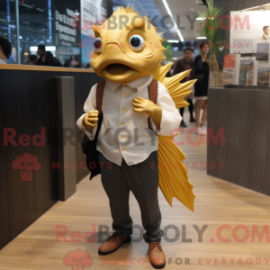 Mascottefiguur van een...
