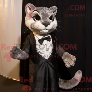 Maskottchen eines silbernen...