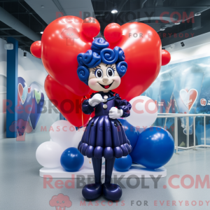 Personaje mascota de globos...