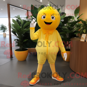 Mascot character of a Lemon...