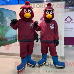 Mascottekarakter van een...