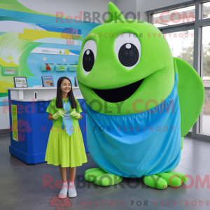 Mascot character of a Lime...