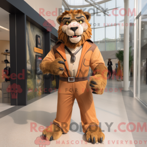 Maskot karaktär av en Rust...