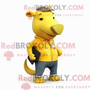 Personnage mascotte d un...