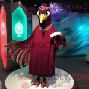 Postava maskota kaštanového...