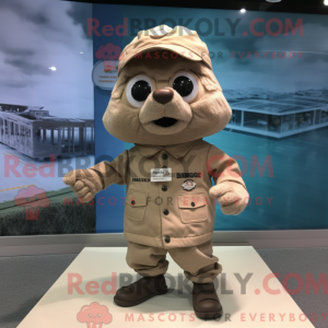 Mascottefiguur van een...