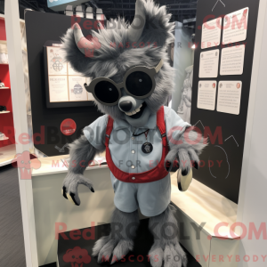 Mascot character of a Gray...