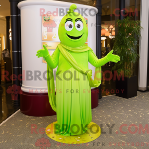 Mascot character of a Lime...
