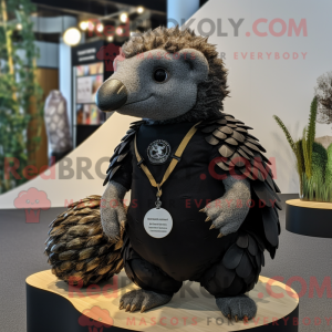 Mascot character of a Black...